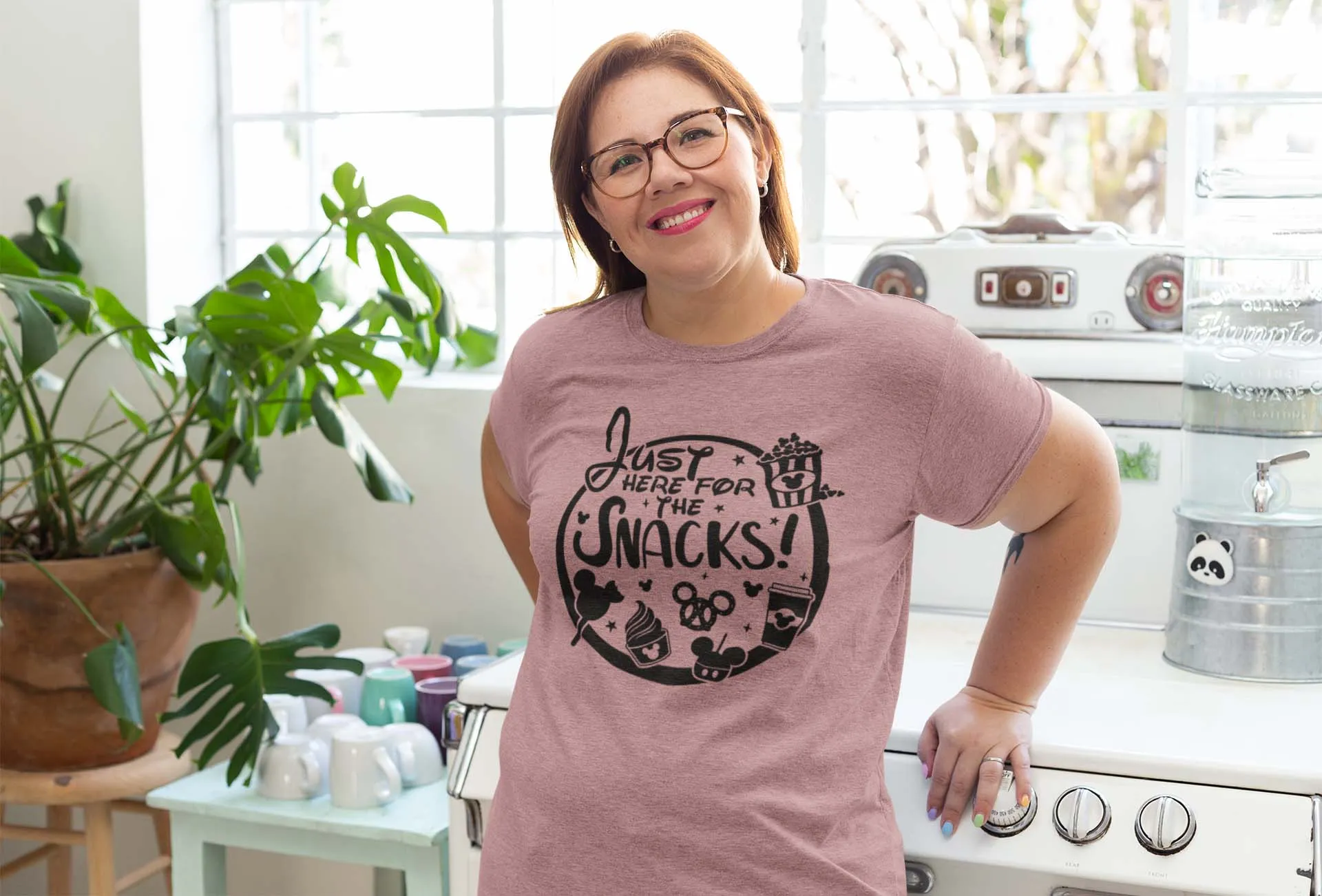 Just Here For The Snacks T-shirt