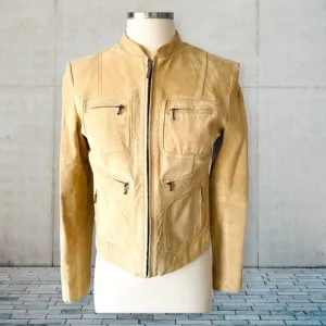 Kenneth Cole suede fashion jacket size XS