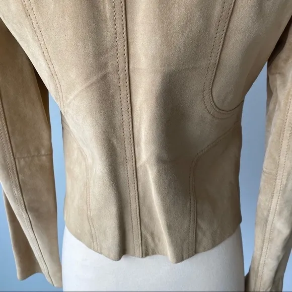 Kenneth Cole suede fashion jacket size XS