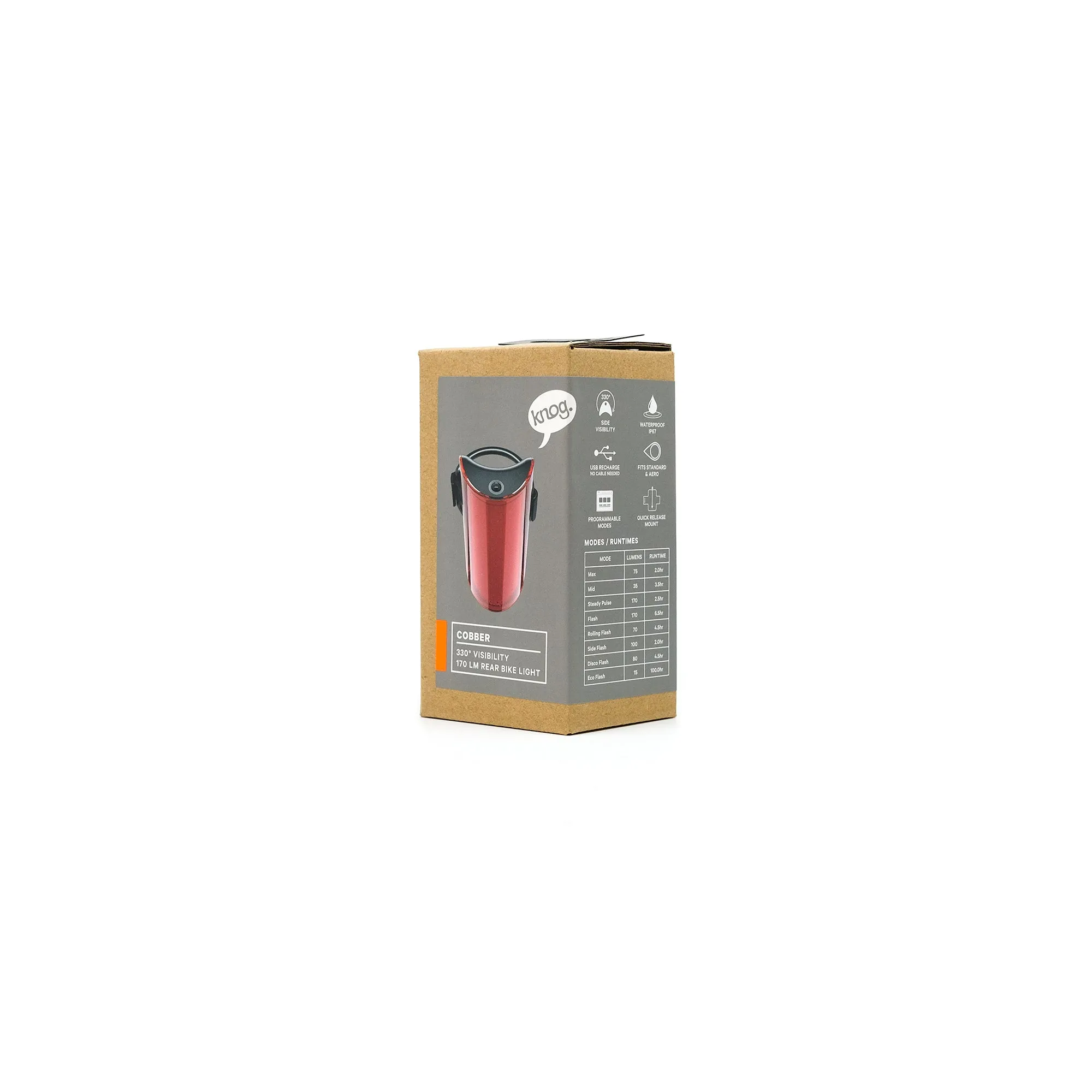 Knog Mid Cobber Rear Light (170 Lumens)