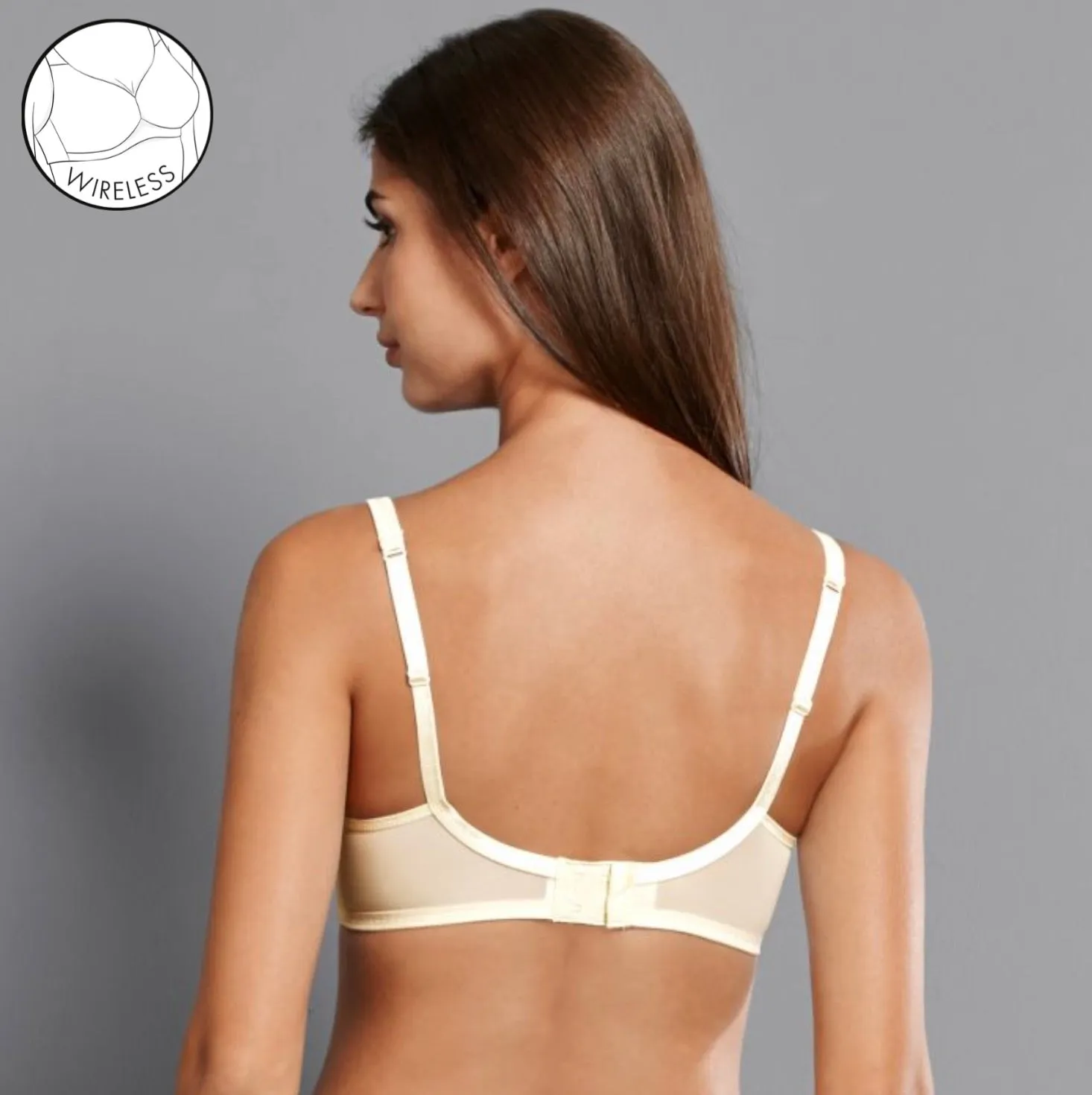 Lace Rose 5618 Wireless Champagne
