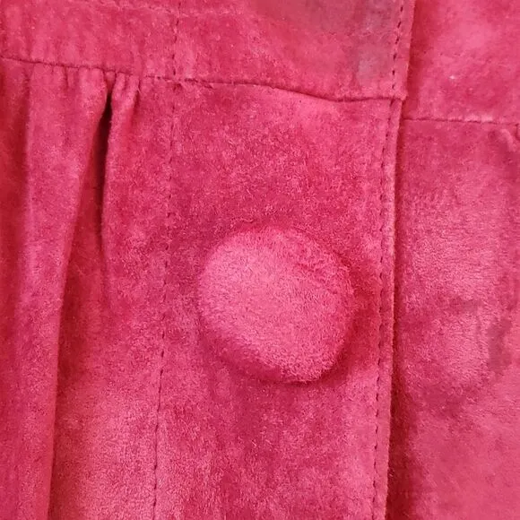 LAL &quot;Live a Little&quot; Crop Jacket, Leather Suede, Size S, NWT!