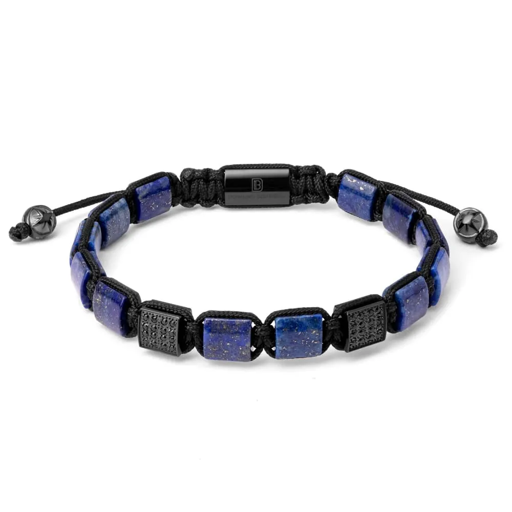 Lapis and Black Cubic Zirconia