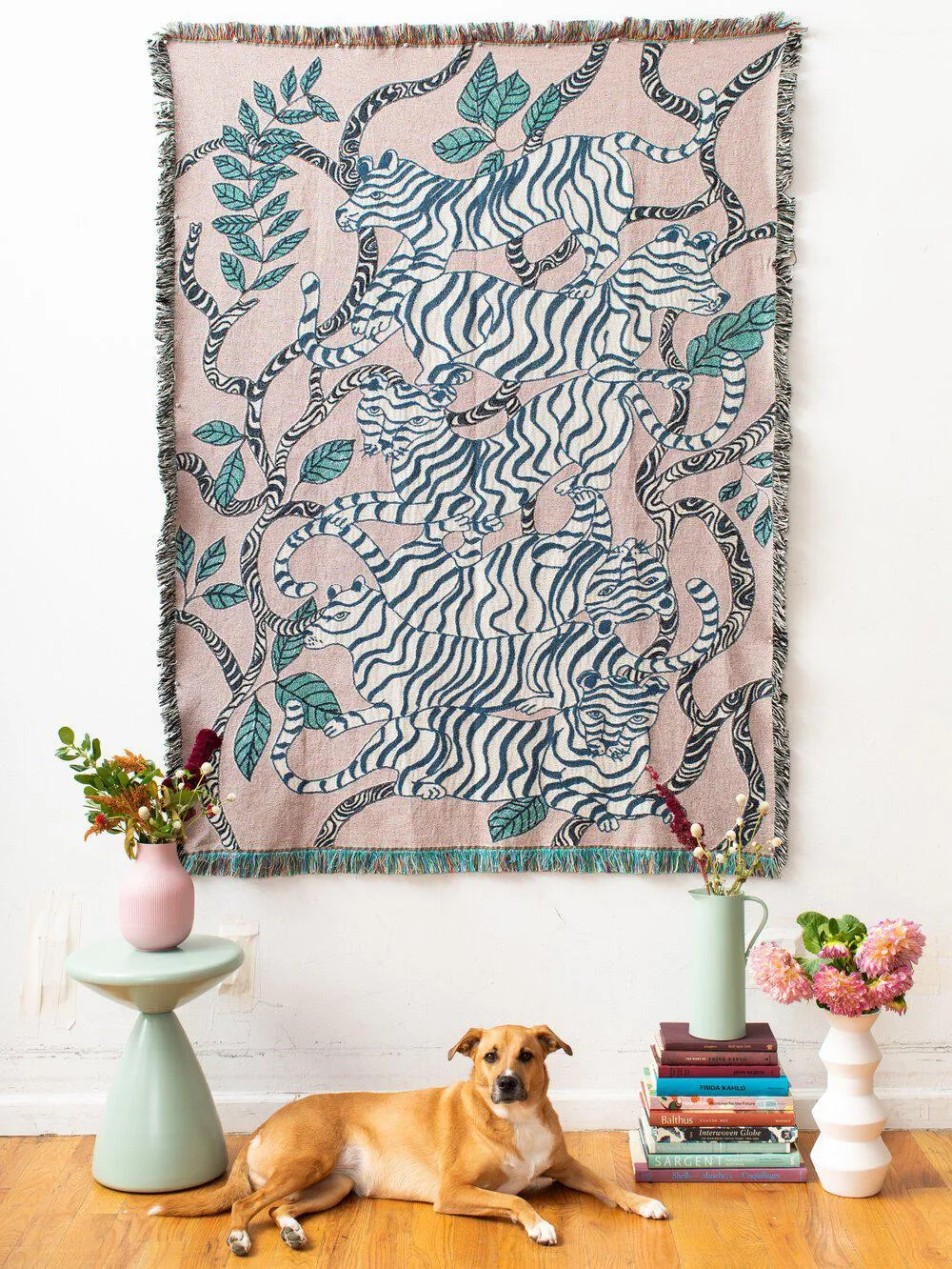 Lavender Tigers Blanket