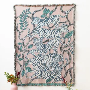 Lavender Tigers Blanket