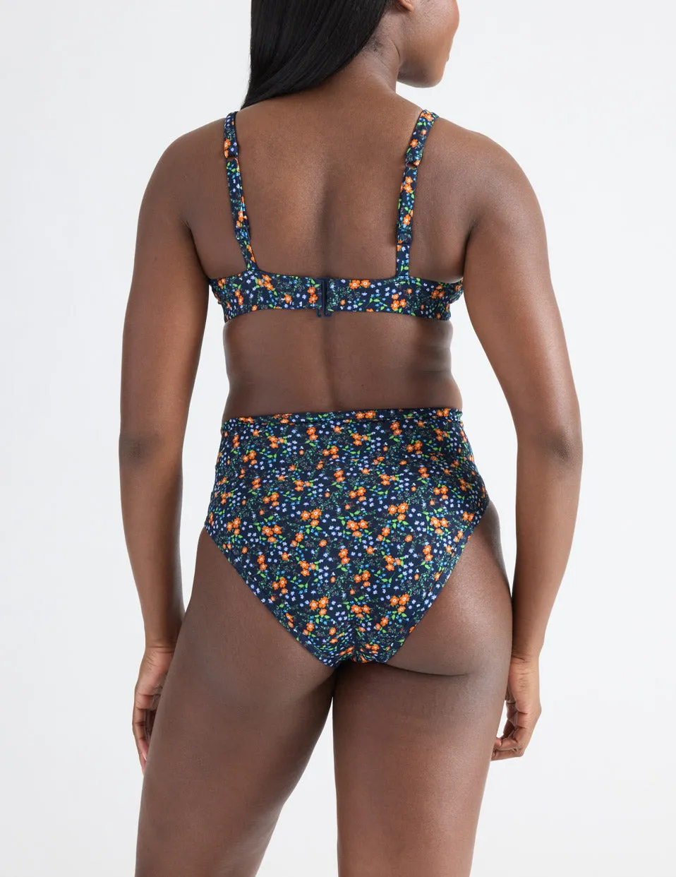 Leakproof Sculpt High Rise High Cut Swim Bottom