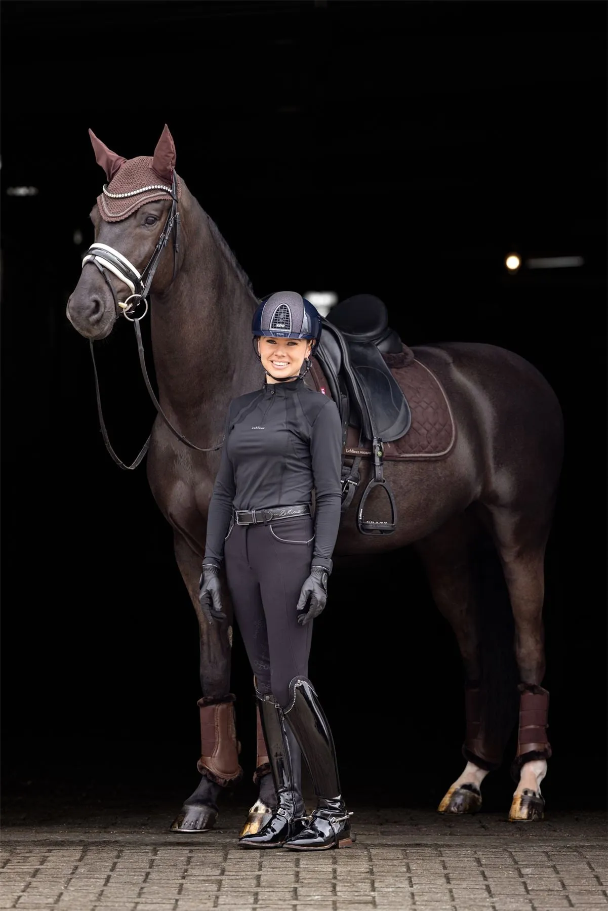 LeMieux Crystal Suede Dressage Pad