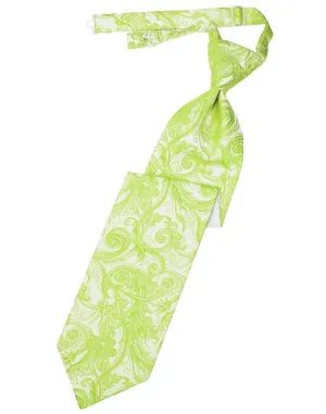 Lime Tapestry Kids Necktie