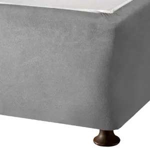Linen Language Faux Suede Basewrap Grey
