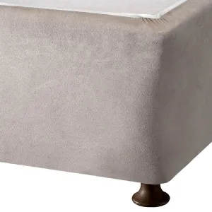 Linen Language Faux Suede Basewrap Stone