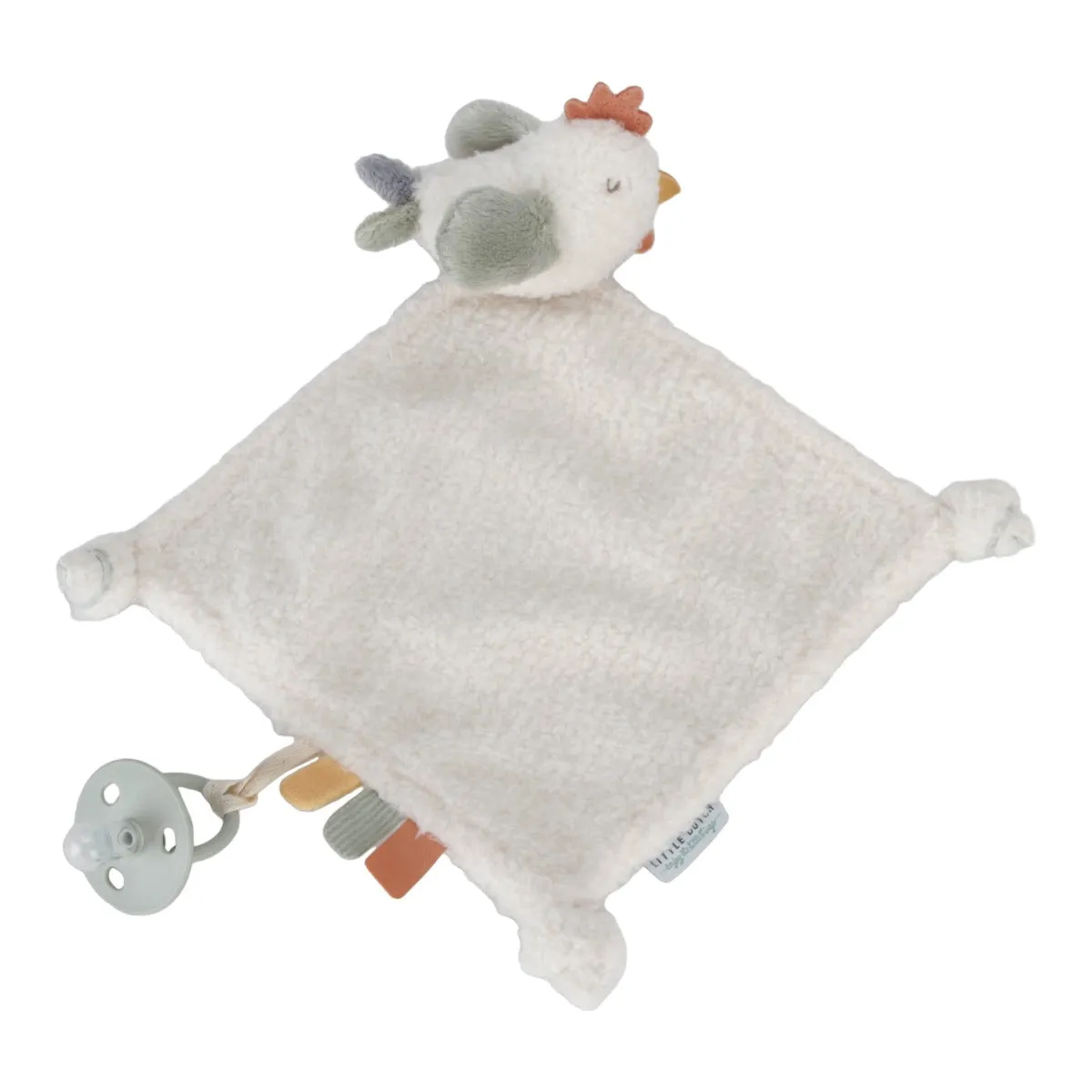 Little Farm Cuddle Cloth Chicken Comforter