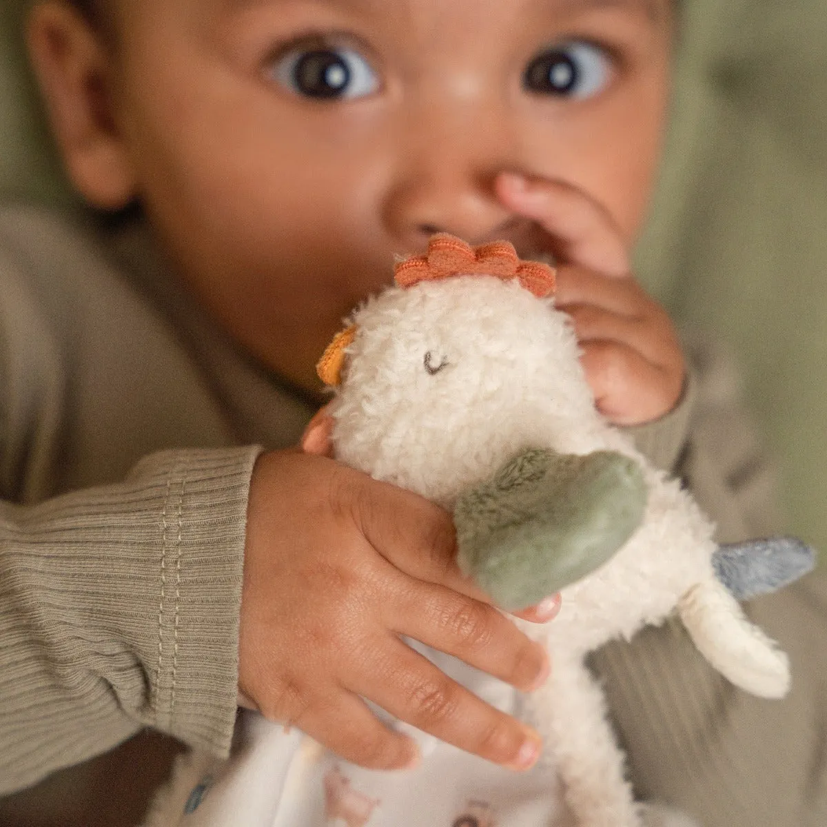 Little Farm Cuddle Cloth Chicken Comforter