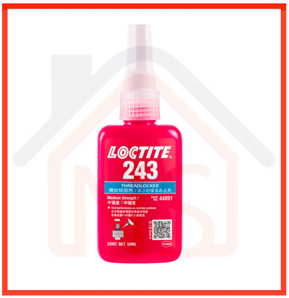 LOCTITE 243 Medium Strength Thread Locker 50ml