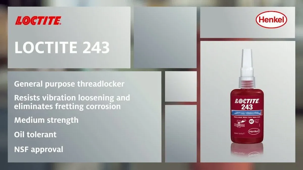 LOCTITE 243 Medium Strength Thread Locker 50ml