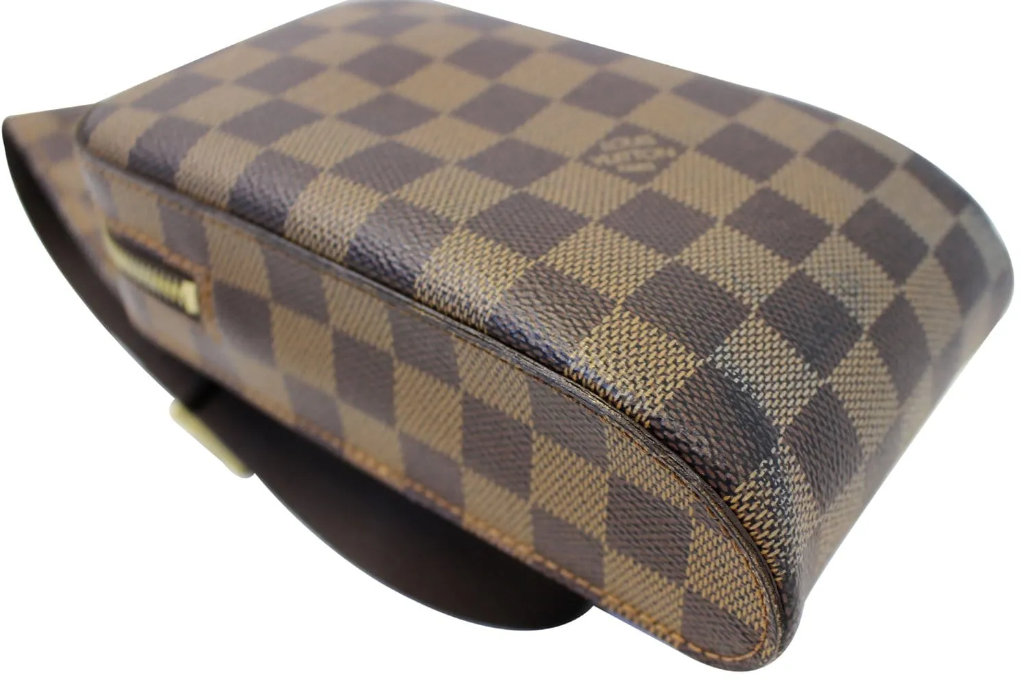 LOUIS VUITTON Damier Ebene Geronimos Brown Hip Bag