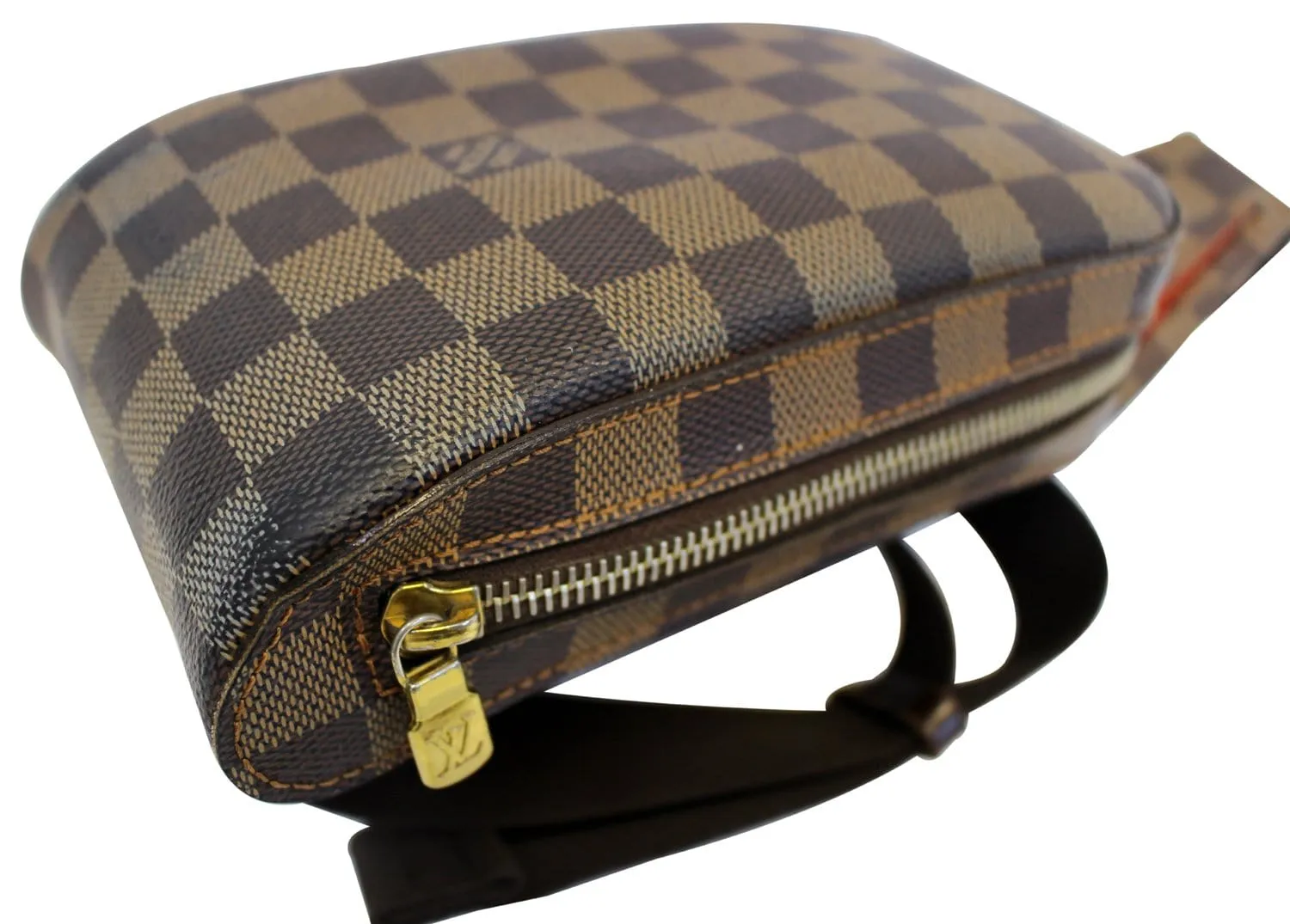 LOUIS VUITTON Damier Ebene Geronimos Brown Hip Bag