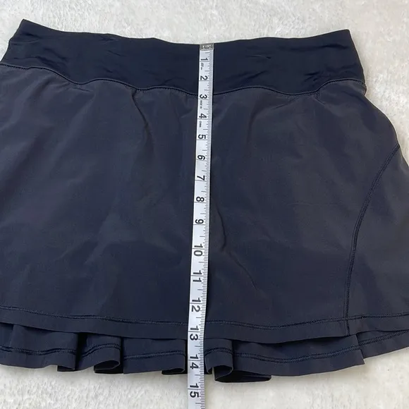 Lululemon Circuit Breaker Skirt II (Tall) Black Size 8T