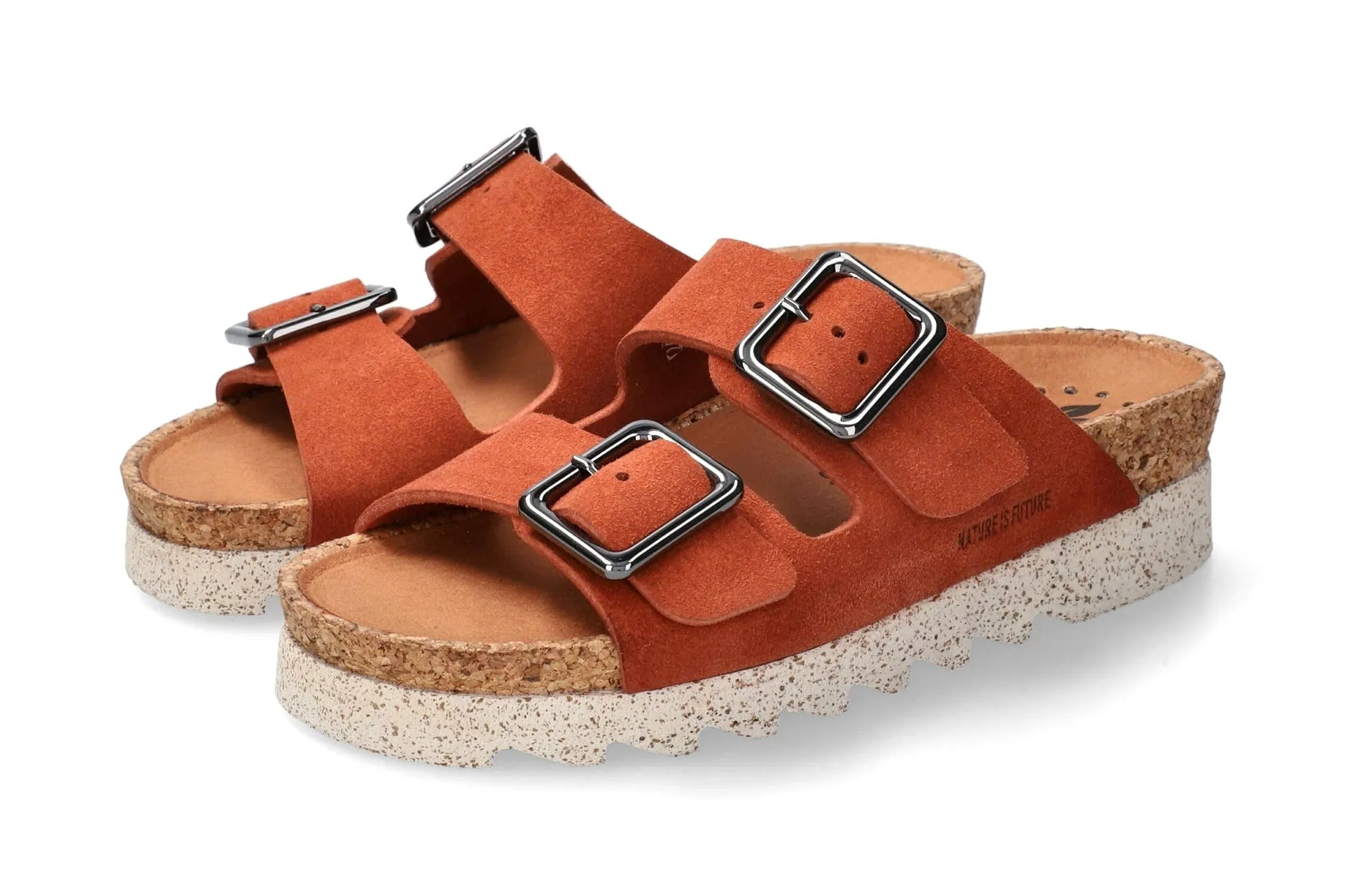 'Maelia' women's NATURE IS FUTURE slide sandal - brown