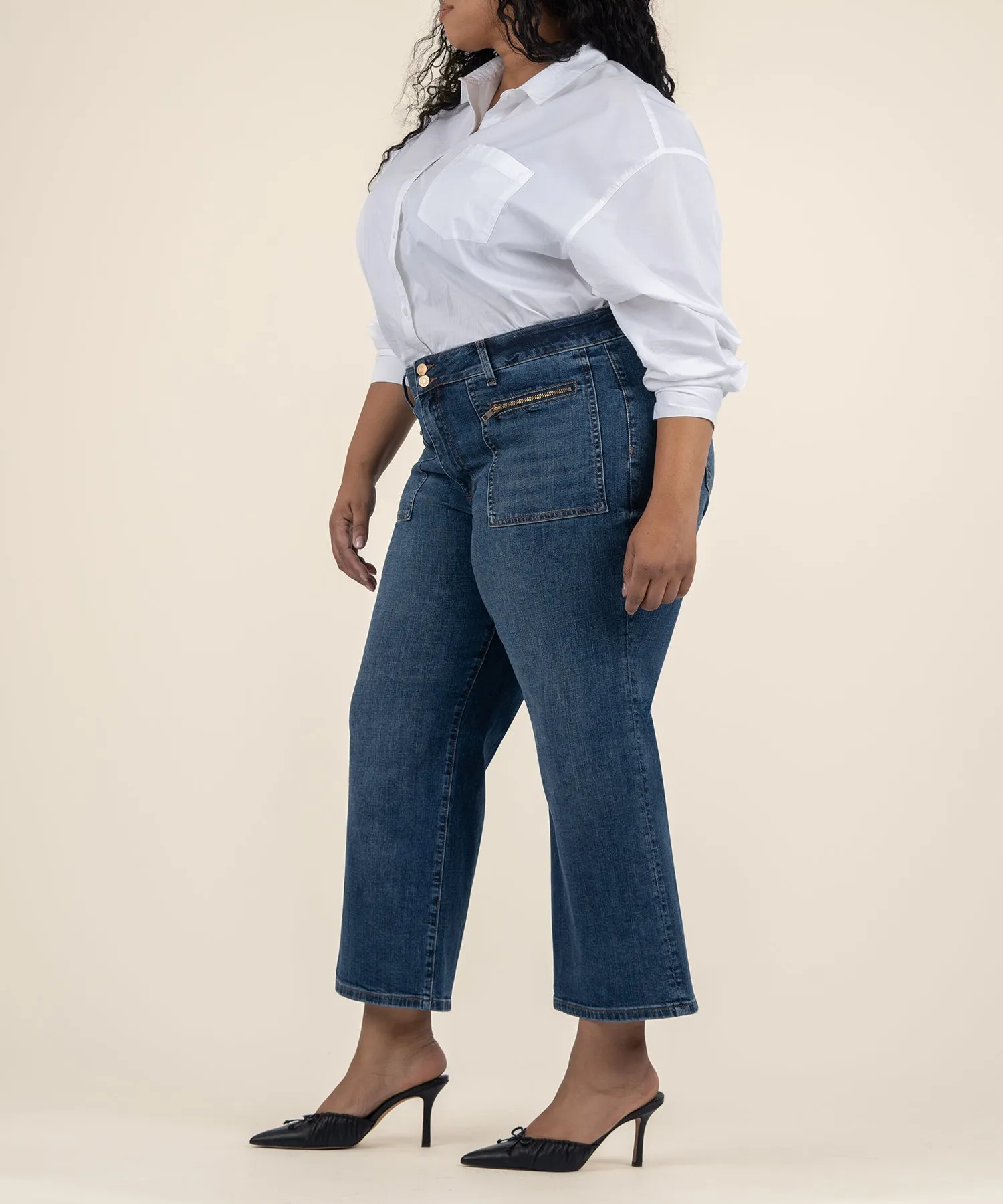 Meg High Rise Wide Leg, Plus