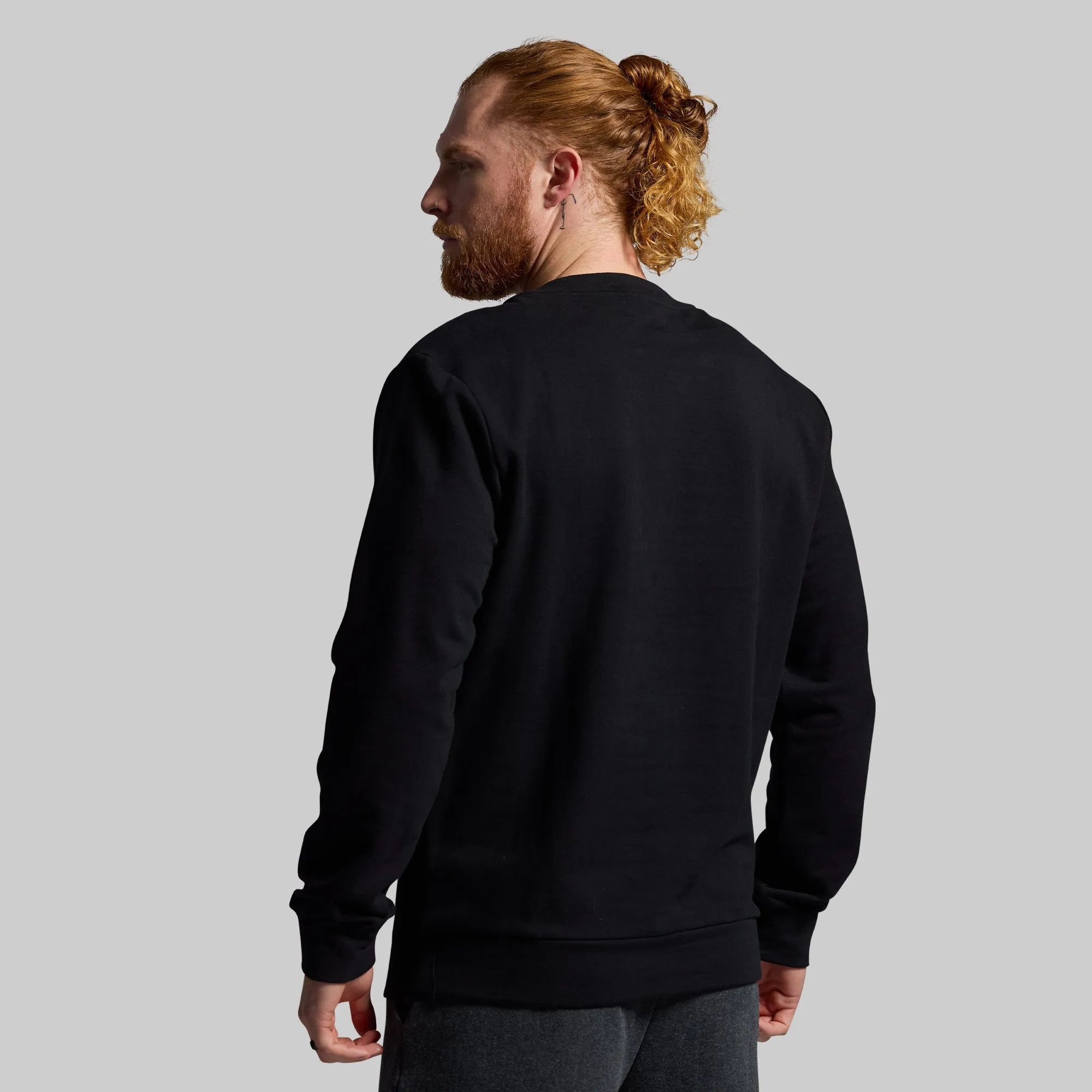 Men's Unmatched Crew Sweatshirt (Black)