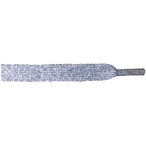 Metallic Flat 3/8" - Silver (1 Pair Pack) Shoelaces