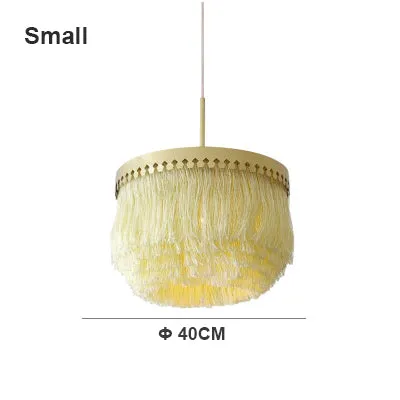 Modern Tassel Drum Chandelier Pendant Light