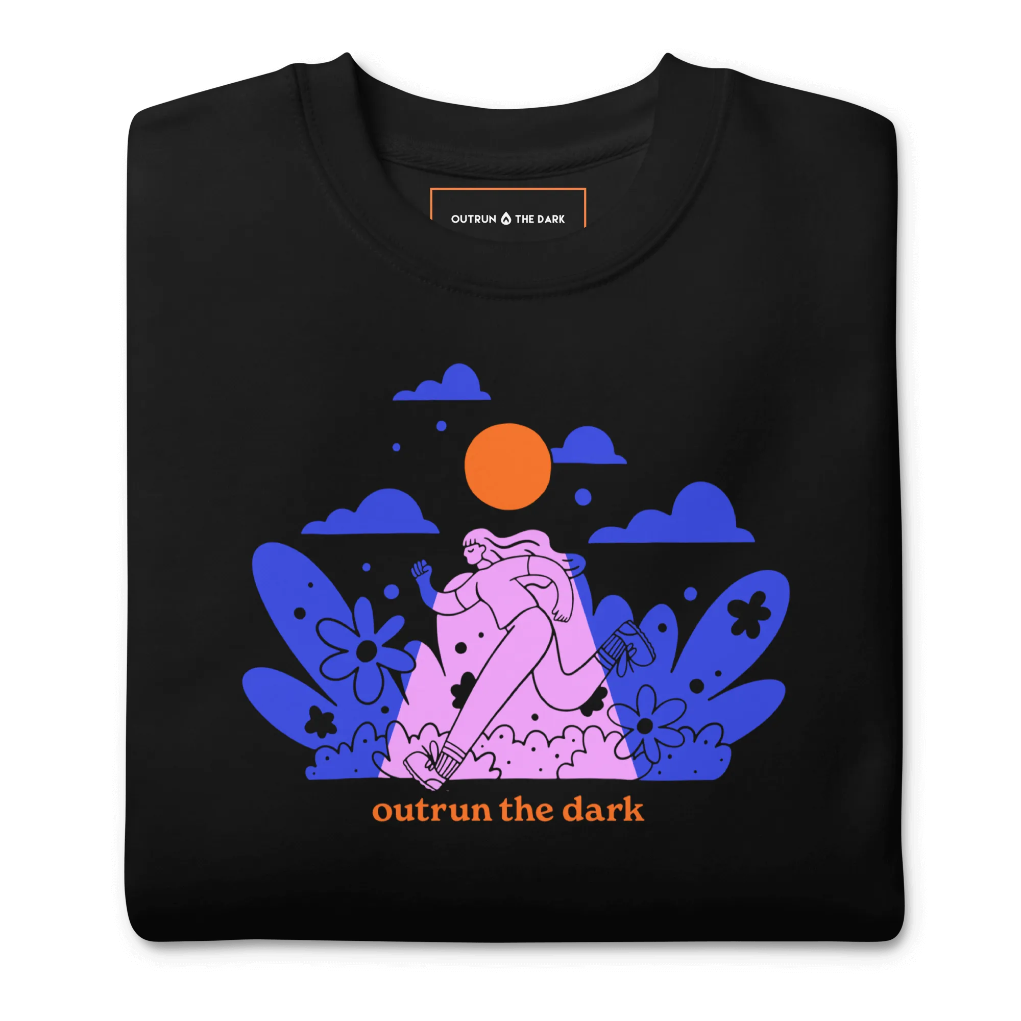 Moon Running Fitted Sweatshirt