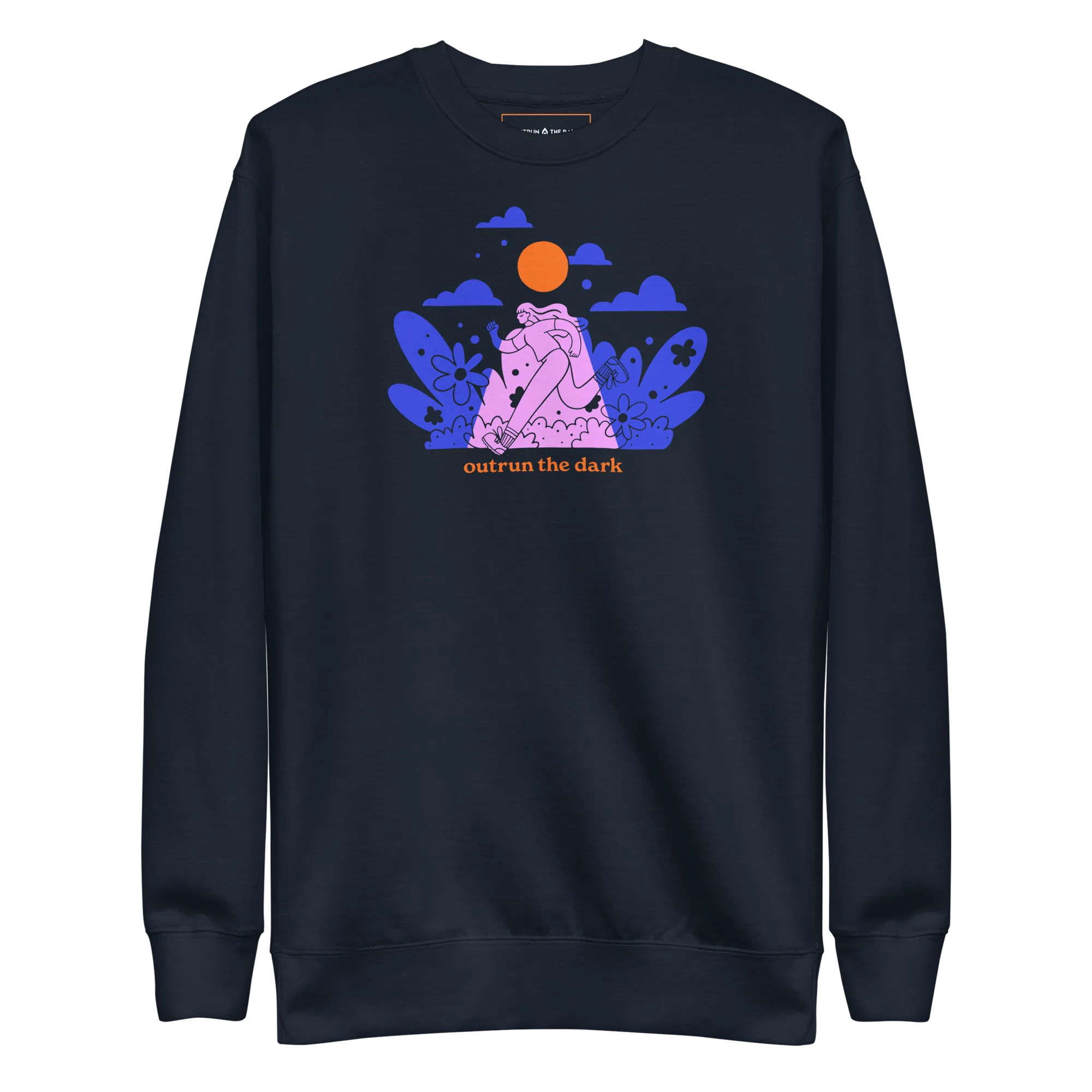 Moon Running Fitted Sweatshirt