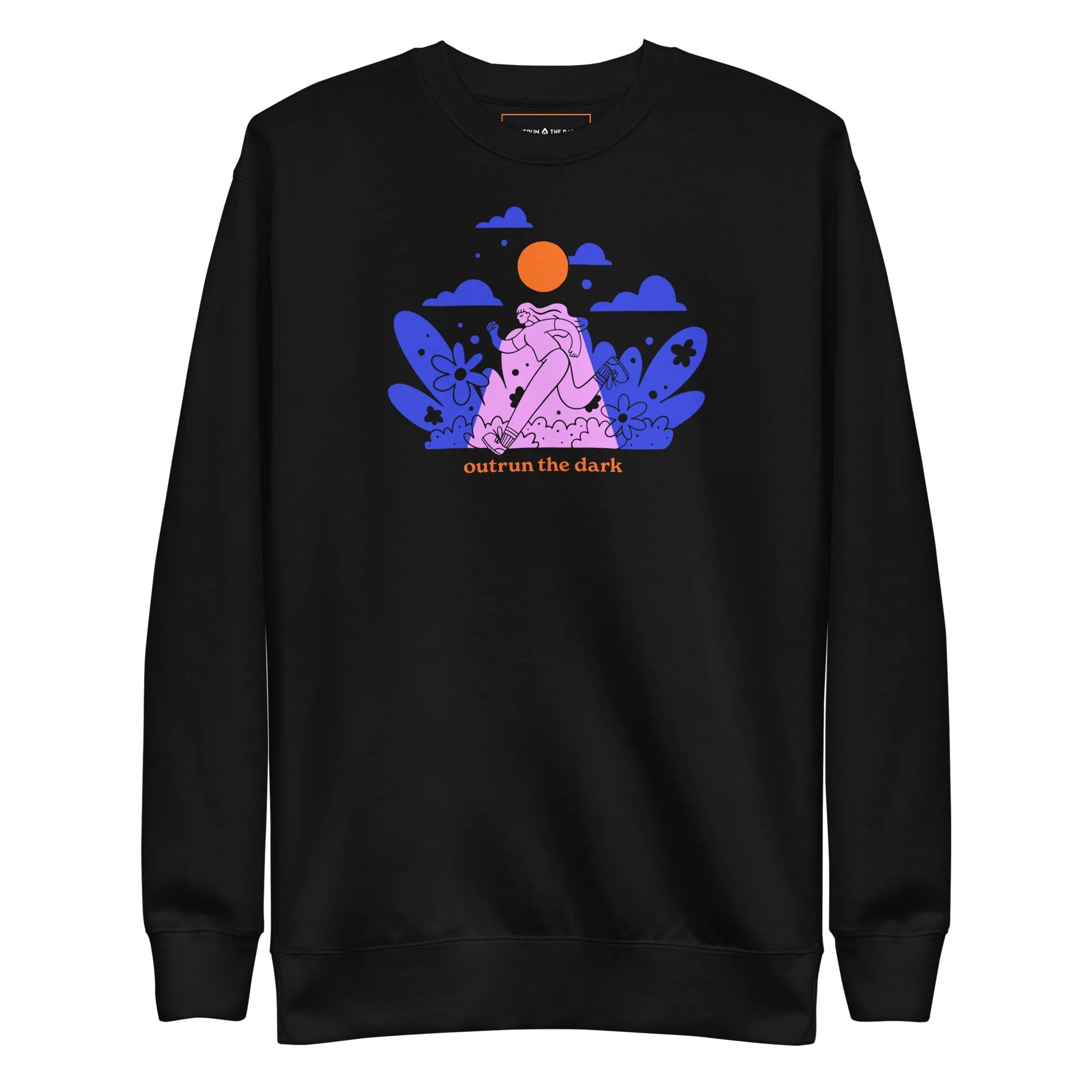 Moon Running Fitted Sweatshirt
