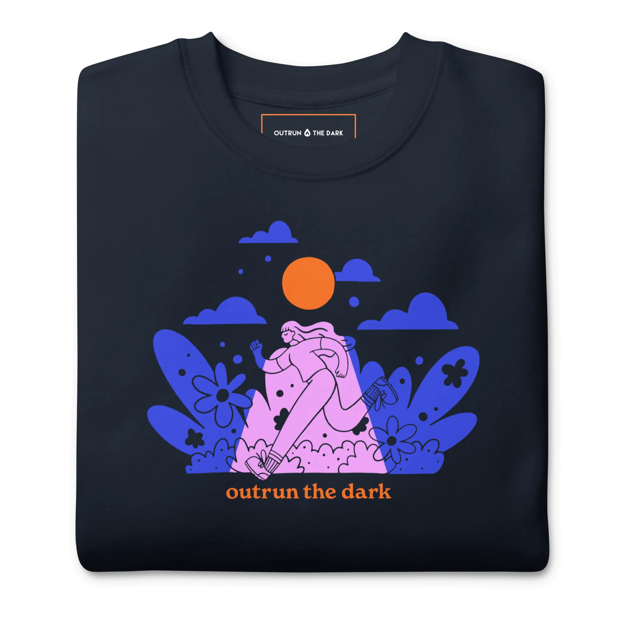 Moon Running Fitted Sweatshirt