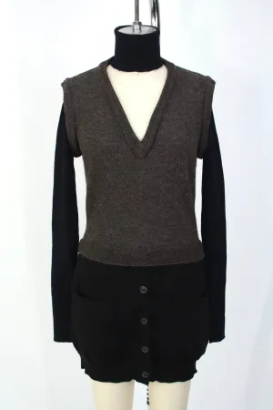 Moschino Cheap and Chic Virgin Wool Cutout Sweater*