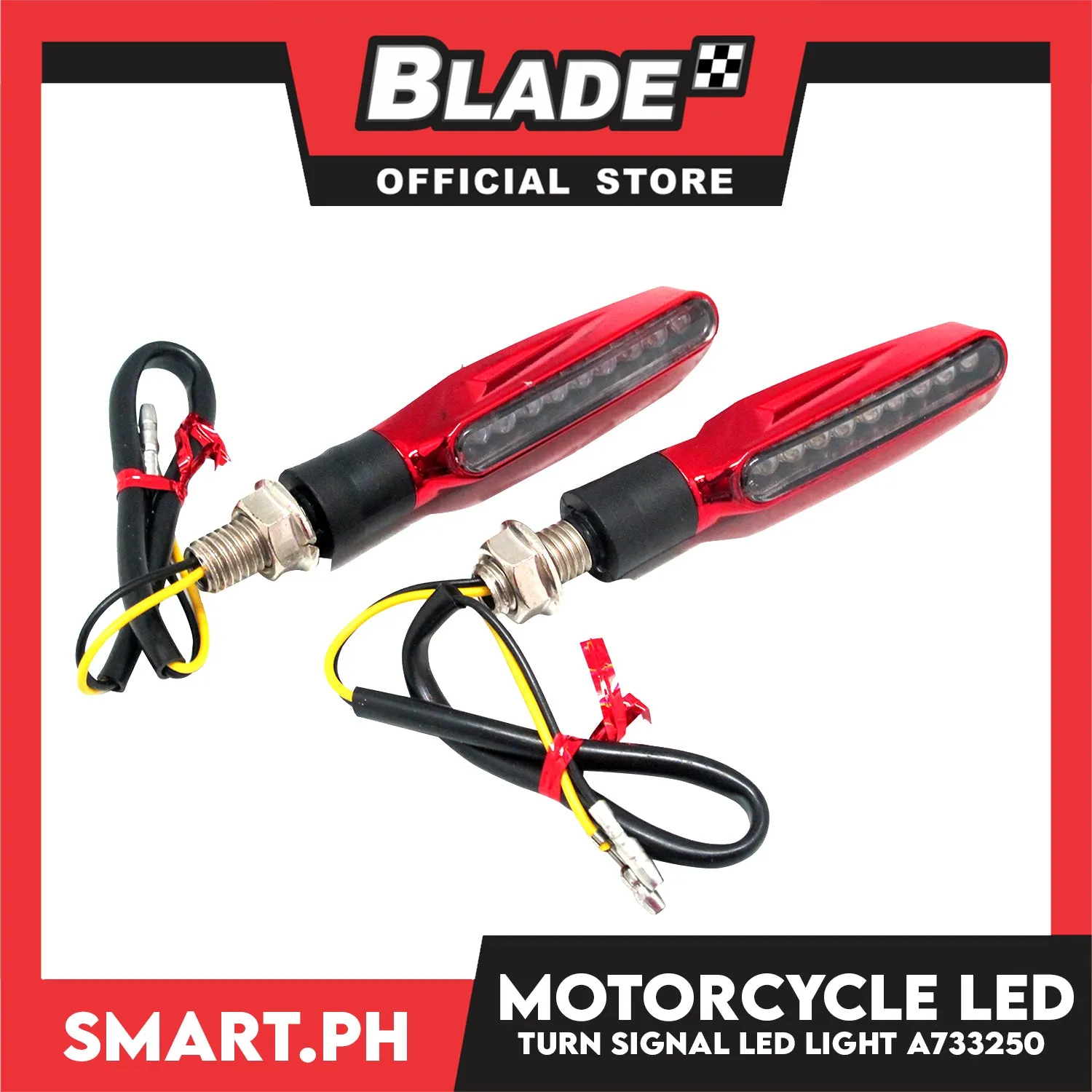 Motorcycle Turn Signal Led Light A733250 (Red)