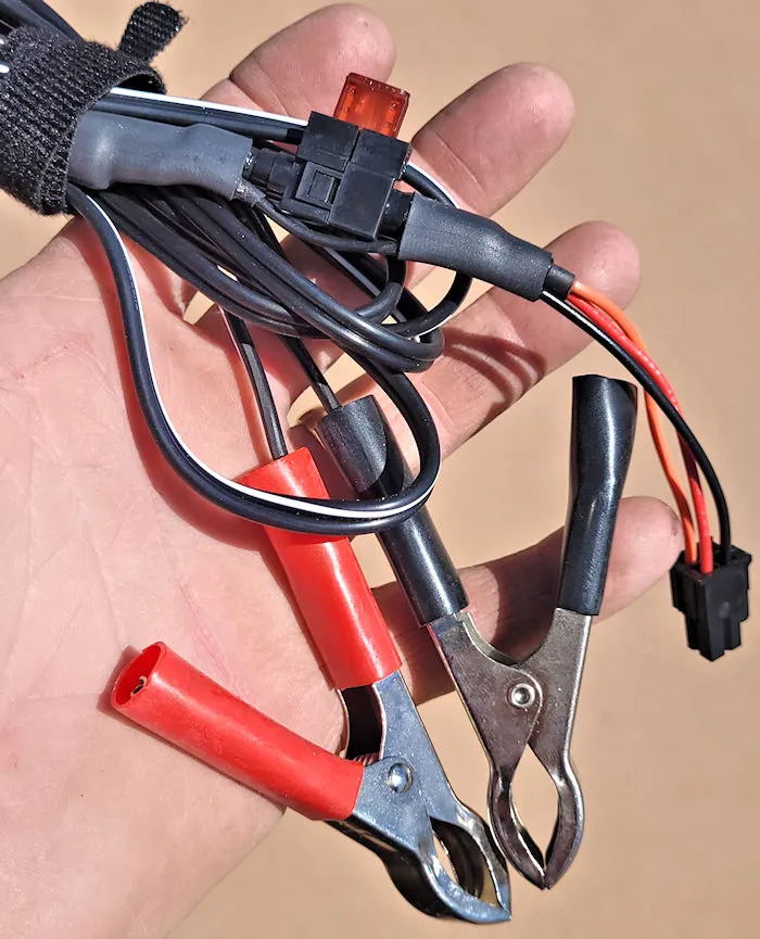 MSATe 12V Battery Clamp power cable