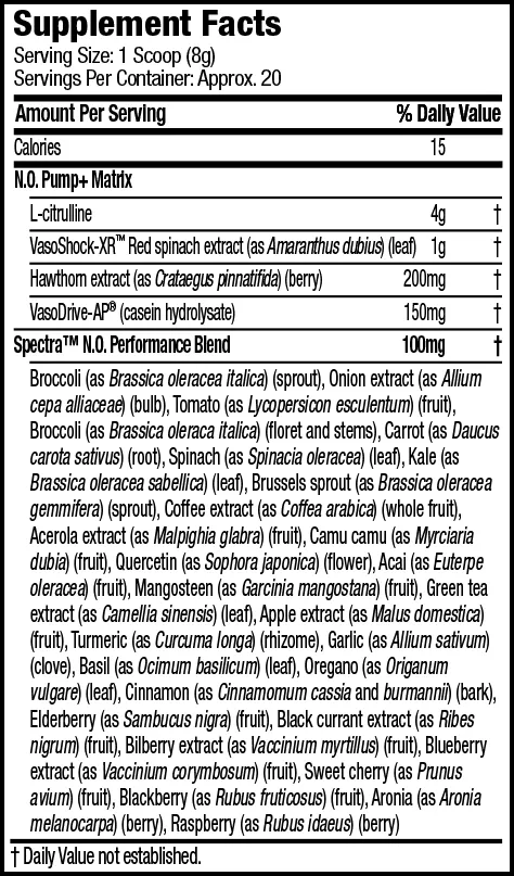 MUSCLETECH SHATTER PUMPED8 NON STIMULANT