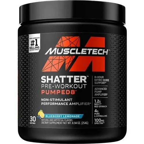 MUSCLETECH SHATTER PUMPED8 NON STIMULANT