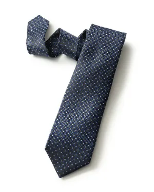 Navy Woven Foulard