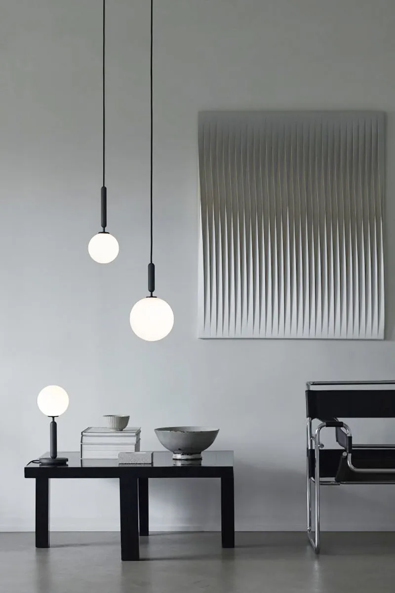 Nostra Minimalist Glass Pendant Light