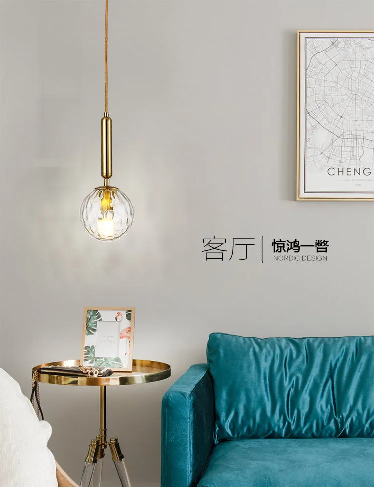 Nostra Minimalist Glass Pendant Light