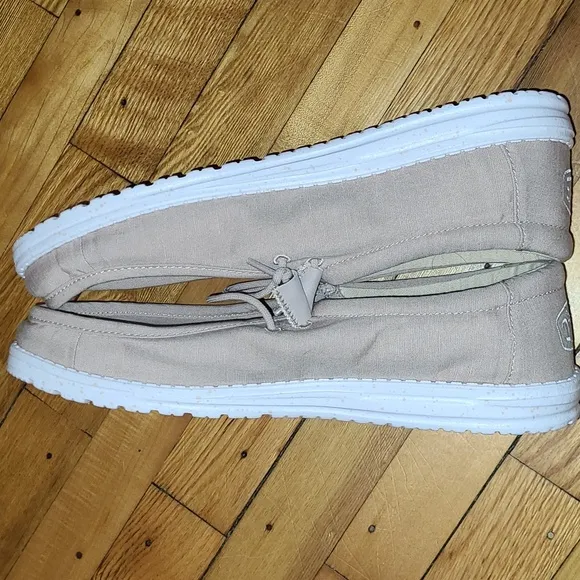 NWOT- Hey Dude, light beige,  size 12 shoes.   Not in the original box.
