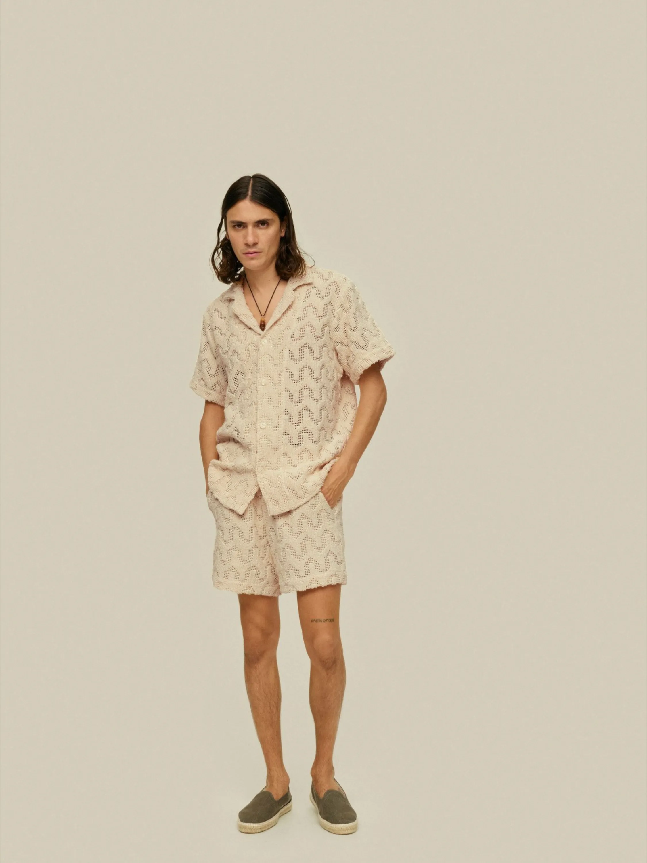OAS Atlas Cuba Crochet Shirt