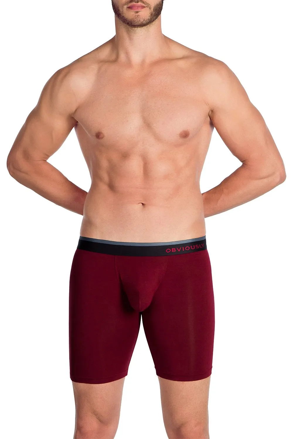 Obviously PrimeMan Boxer Brief 9 inch Leg