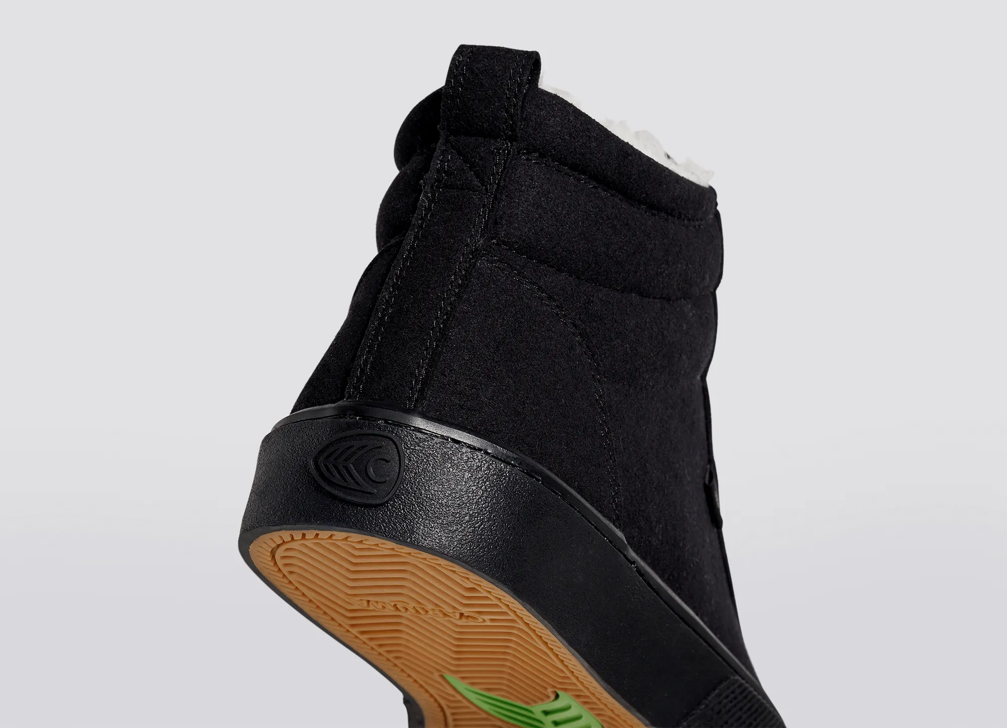 OCA Therma High All Black Suede Boot Women