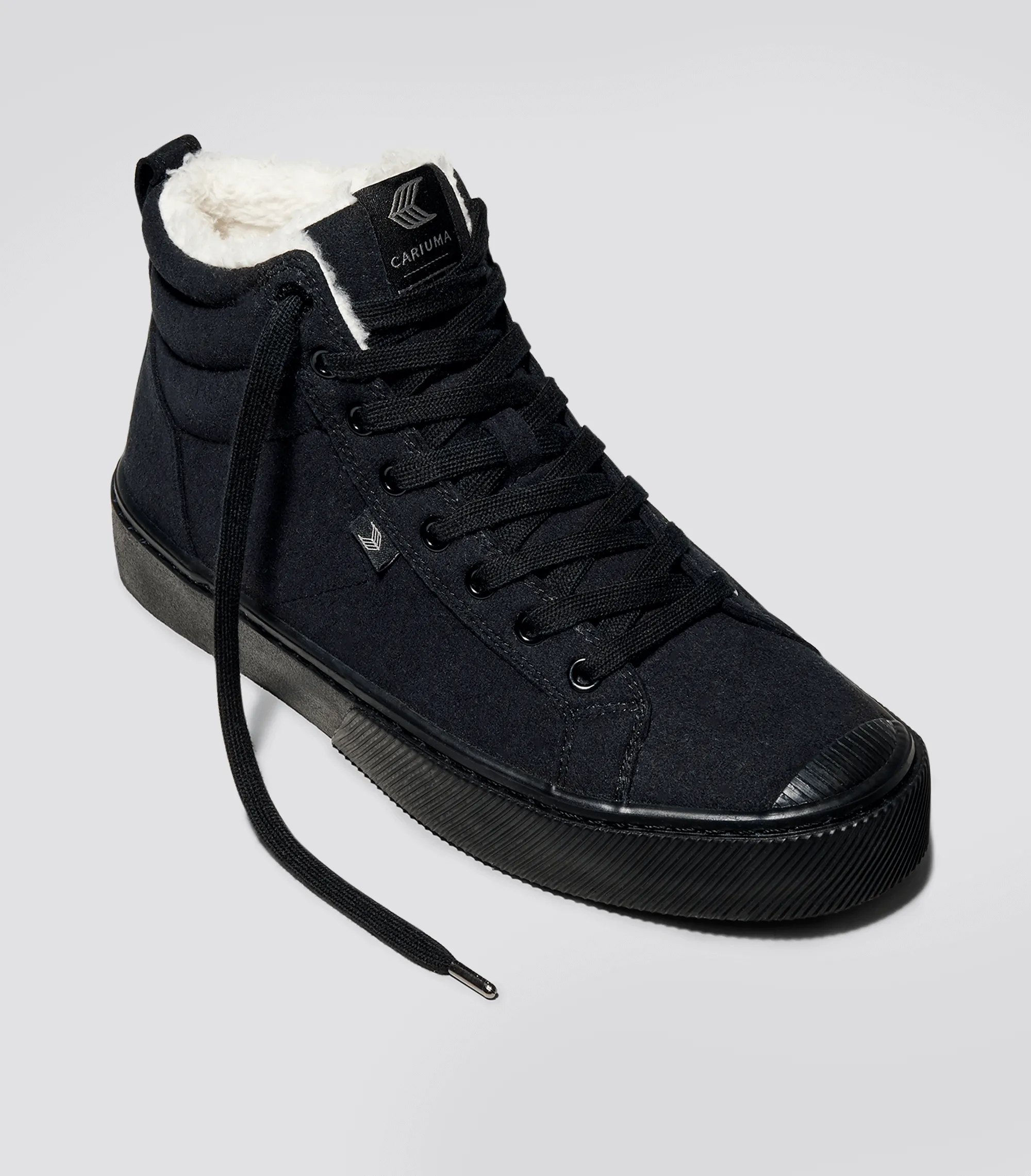 OCA Therma High All Black Suede Boot Women