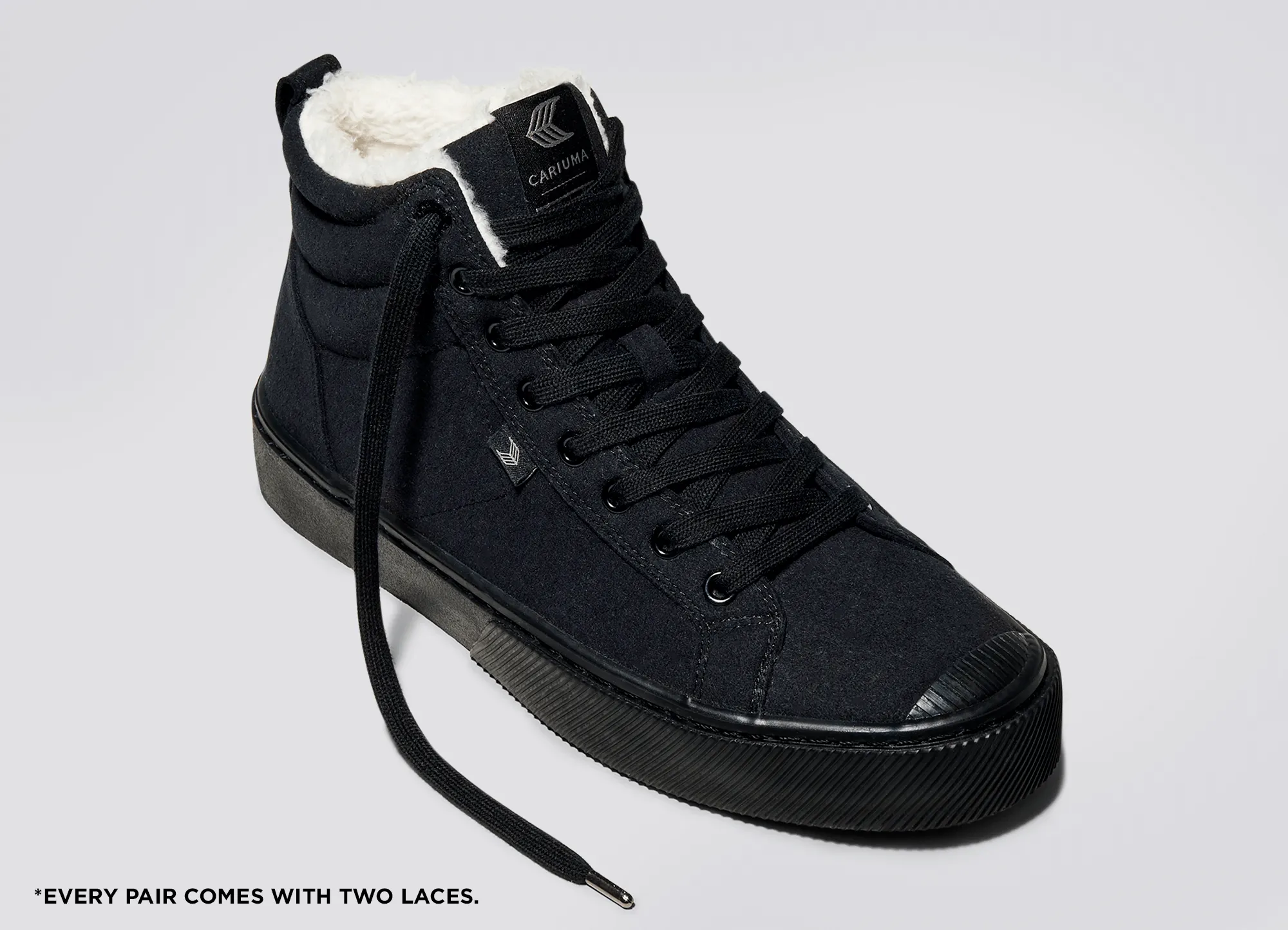 OCA Therma High All Black Suede Boot Women