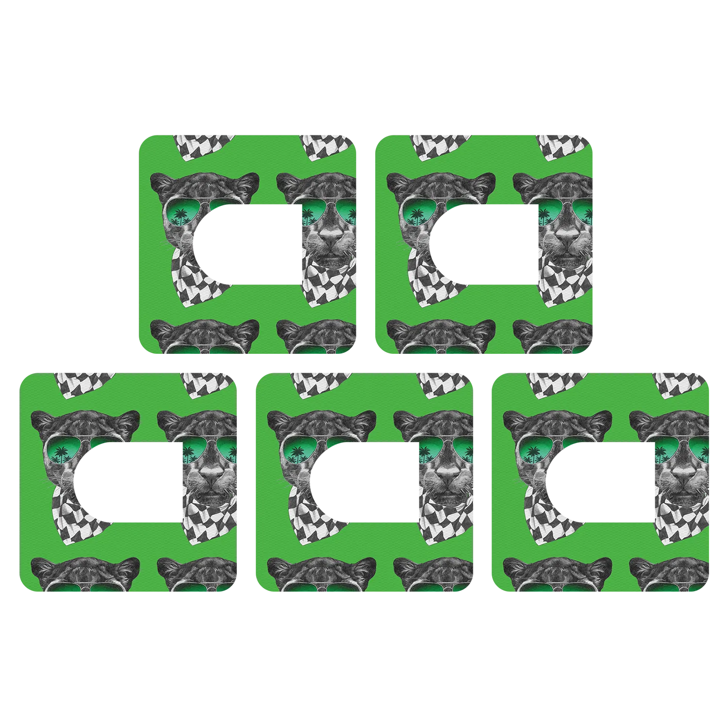 Omnipod Cool Cat Design Patches