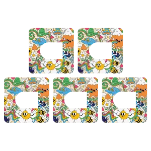 Omnipod Psychadelic Doodles Design Patches
