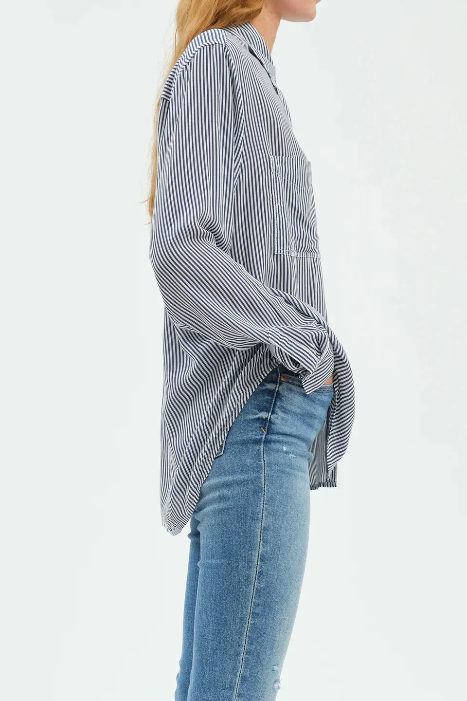 PALISADES BUTTON DOWN - BLUESTONE STRIPE