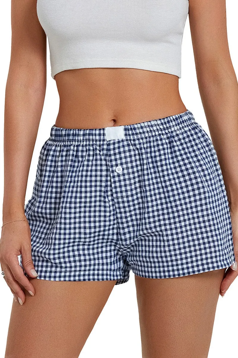 Plaid Woven Short