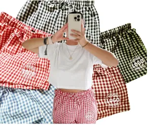 Plaid Woven Short