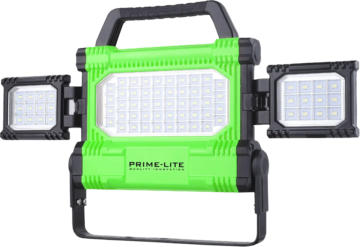 Primeline Tools Triple Panel Floodlight and Tripod Stand